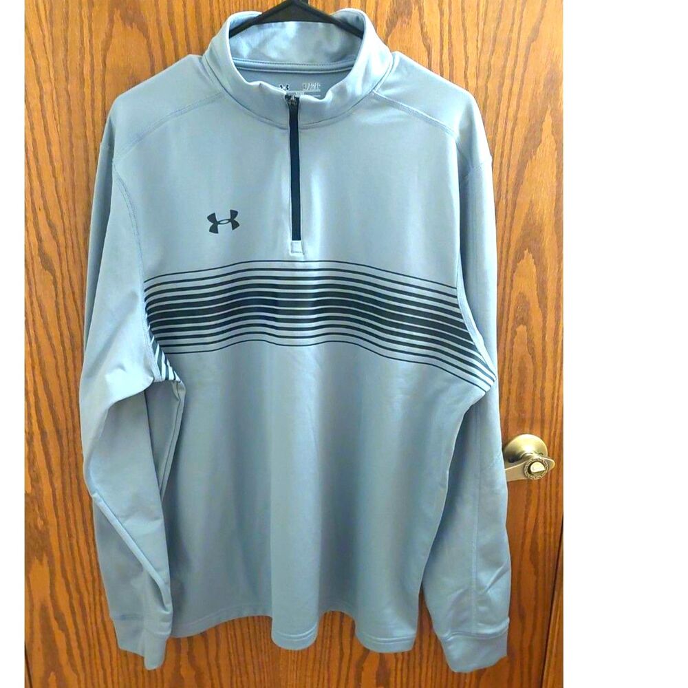 Under Armour AllSeasonGear Men's Qualifier Novelty 1/4 Zip Pullover XL Gray